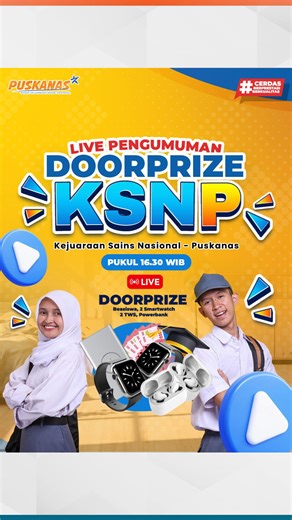 KEJUARAAN SAINS SE-NASIONAL on Instagram: "Kalian sudah siap kan? Yuk temenin Mimin @puskanas live IG sampai selesai... #osn #olimpiadegratis #olimpiadenasional #KSNP2025 #PUSKANAS"