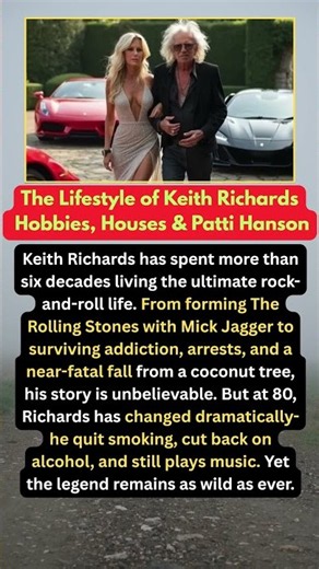 Inside Keith Richards’ Lifestyle Hobbies Homes Patti Hansen 🎸🏡❤️