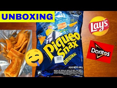😱PIQUEO SNAX ORIGINAL Grande 200gr[Doritos, Lay's, Tocino & Cheese Tris]✅El Mejor SNACK para Fiestas