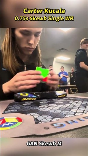 GANCUBE - Carter Kucala 0.75s Skewb Single World Record