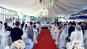 LOVE BEHIND BARS. In the midst of the steel bars and confined spaces of the City Jail Male Dormitory in barangay Lumbia, a touching event unfolded, defying the odds and igniting a beacon of hope for many. Person Deprived of Liberty (PDL) Julius (not his real name), finally tied the knot with his partner of eight years. Julius has been in prison since 2021. He is among the 26 PDLs who benefited from the mass wedding officiated by Archbishop Jose Cabantan yesterday, February 19. The mass wedding w