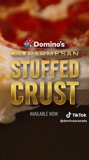Discover Domino's New Parmesan Stuffed Crust Pizza