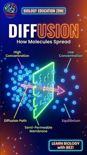How Cells Move Stuff Without Energy Mind-Blown! #science #biology