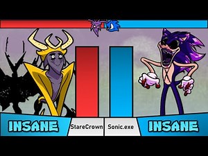 StareCrown Vs Sonic.exe Power Levels [FNF]