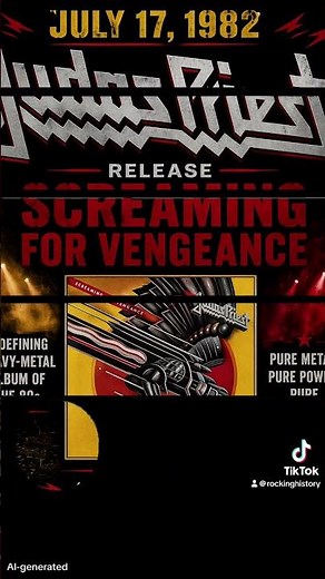 Rock’n History - July 17, 1982 Judas Priest release Screaming for Vengeance