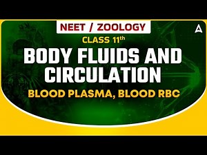 BODY FLUIDS AND CIRCULATION CLASS 11 | BLOOD PLASMA | BLOOD RBC | NEET SANJEEVANI ZOOLOGY BY SANKALP