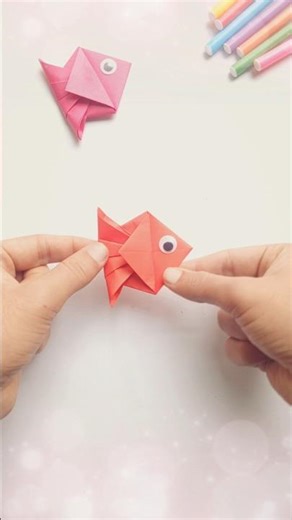 Paper Fish 🐠 | #shorts #youtubeshort #origami #paper #origamipapercraftideas #papercrafts
