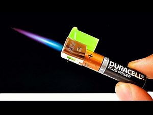 How to make simple welding machine from Battery & Lighter