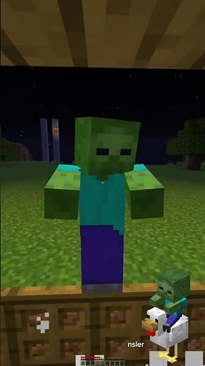 GENIUS ZOMBIE😈 #minecraft #shorts