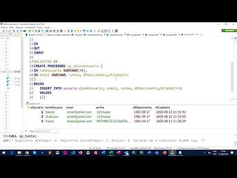 Entendendo PROCEDURES no MYSQL