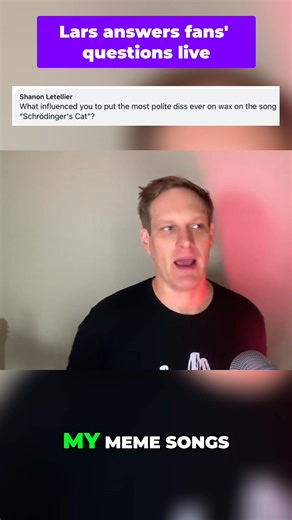 Shannon asks about the meaning behind my Schrödinger's Cat song. (TL;DR… it’s about quantum physics and a band that used to be on ICP's label.) | MC Lars