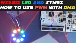STM32 WS2812 Interface: PWM & DMA Setup | ControllersTech