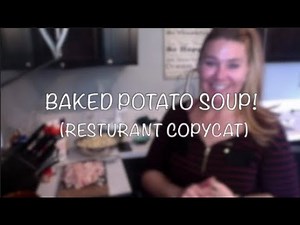 COPYCAT Baked Potato Soup (Saltgrass Steakhouse)
