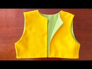 The Way To Sew A Reversible Vest Easily