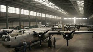 The American World War II factory that built bombers faster than war ended