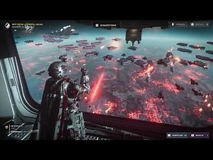 Helldivers 2 Cyberstan Space Battle Halo Mod
