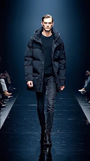 Professional Winter Catwalk 2026 | European Male Model 6 Trendy Looks