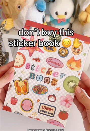 deinfluencing you from buying this sticker book!! please don’t do the same mistake i did and support local artists instead!! 😔 what would you do if you accidentally bought a book with stolen art? 😭 #stickerbook