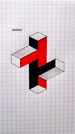 Easy 3D Drawing | Draw This In Free Time #shorts #drawing #art