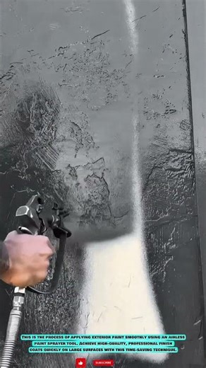 Airless Sprayer Tool: Fast Exterior Painting Job Technique #innovationtools #airlesssprayer