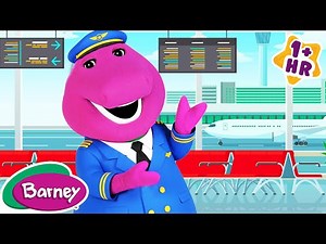 Flying In An Airplane | Adventures for Kids | Barney Nursery Rhymes and Kids Songs