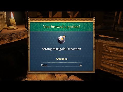How to brew Marigold Decoction in Kingdom Come Deliverance 2