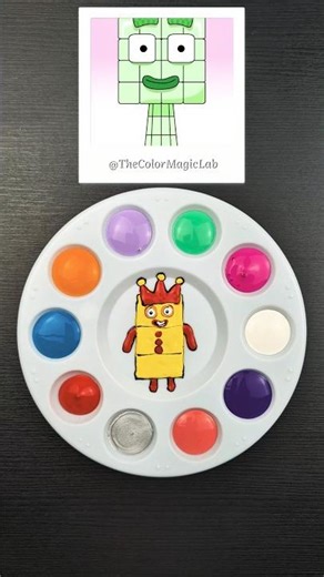 Sprunki OC Color Mixing 👀 Three - 3 | Numberblocks 3️⃣ #sprunki #numberblocks #colormixing