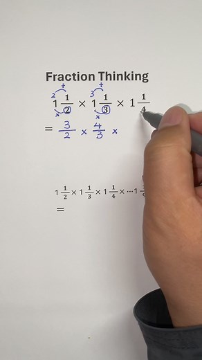 8.1K views · 4 comments | Fraction tricks: multiplying fractions #fraction #fractions #reels | Math Puzzle | Facebook