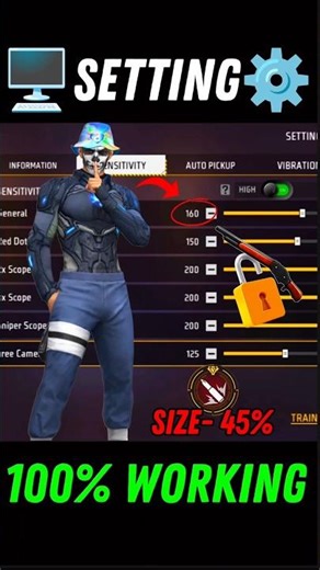 Free Fire Headshot setting 2026 ⚡ Best Sensitivity Settings ⚙️| Sensitivity + Hud Settings Free Fire