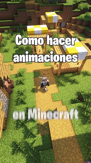 Como hacer animaciones en Minecraft #minecraft #tutorial #animacion #foryou #fyp #java #youtuber #trend #minecraftanimation #minecrafttutorial