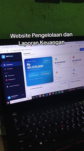 Sistem Laporan Keuangan berbasis web untuk mengelola transaksi dan menghasilkan laporan keuangan yang akurat dan terstruktur.📊💻 #webdeveloper #programmer #coding #website #anakIT