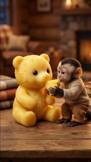 Pineapple Baby Bear and Monkey Adventures