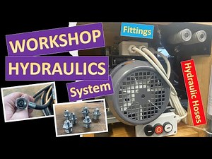 Workshop Hydraulics Setup! - Hydraulic Power Unit, Wiring, Hoses and Fittings Demo
