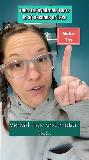 Tourette Syndrome in 30 seconds! #tourettesyndrome #ticdisorder