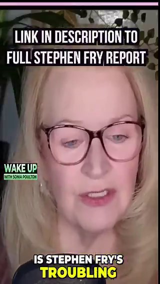 SIR STEPHEN FRY'S 'BOY PROBLEM' ‘National Treasure’ Stephen Fry is portrayed as everything that is right with England.But the world, as we know, is inverted.As a journalist who has spent decades looking into the issues of child sexualisation and child exploitation, I have many problems regarding things Fry has said and written about children. Welcome to England, where attempting to normalise sexual relationships between adult males and young boys AND displaying troubling attitudes towards surviv