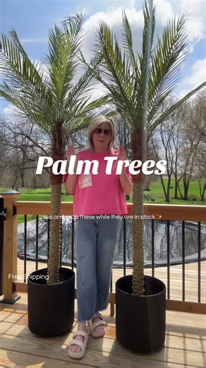 Stunning 7/8FT Artificial Palm Trees for Your Patio
