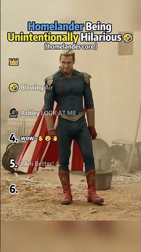 Homelander's Funniest Moments, He's So Chaotic!💀 #homelander #theboys #theboysseason5 #funny #fyp