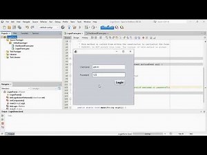 How to Create Simple Login Form Using Java Netbeans | Netbeans Java Tutorial