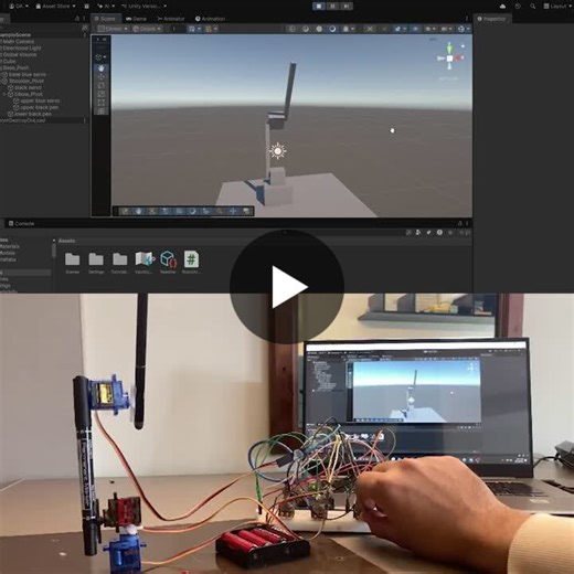 #robotics #digitaltwin #unity3d #arduino #embeddedsystems #cyberphysicalsystems #innovation #engineering #electronics #realtimesimulation | Dawood Ahmed | 11 comments