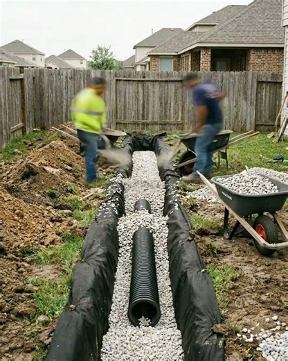 French Drain Installation Step-by-Step!