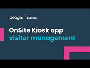 Visitor Management - Now available on OnSite Kiosk app