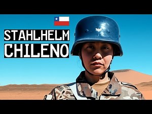 The standard M35 Stahlhelm helmet - of the Chilean Army - Chilean Female soldiers