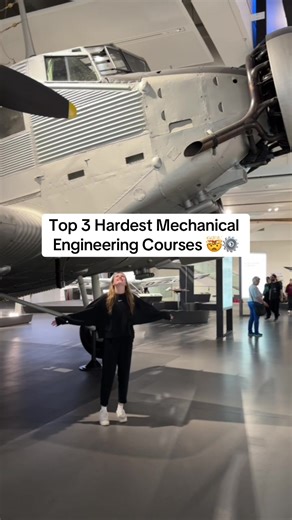 Hardest Mechanical Engineering Courses ⚙️👩‍💻Do you agree? #mechanicalengineering #engineering #aerospaceengineering #engineeringstudent #hardestcourses #University #engineeringlife