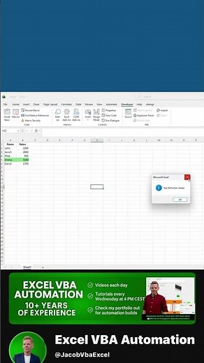 This 15-Second VBA Script Replaces Hours of Excel Work