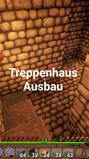 Treppenhaus in Turm 2 wird gebaut #minecraft #shorts #oneblock #skyblock