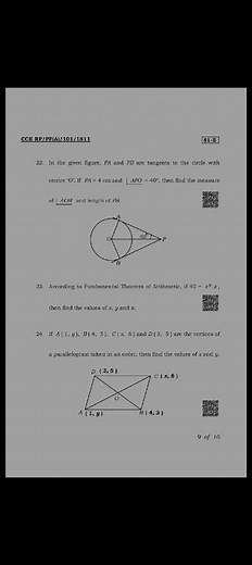 SSLC Mathematics question paper 2025