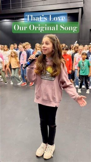 Our Favorite Original Song ‘Thats Love’ #childrenschoir #thatslove #inspiringmusic