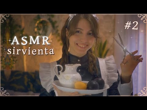 ASMR ROYAL MAID 2 👑 breakfast, wash, haircut... ✂️ 【 RP Soft Spoken】✓SUB