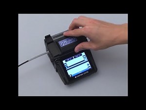 Drop cable splicing (Help Video for TYPE-201eVS(no7))