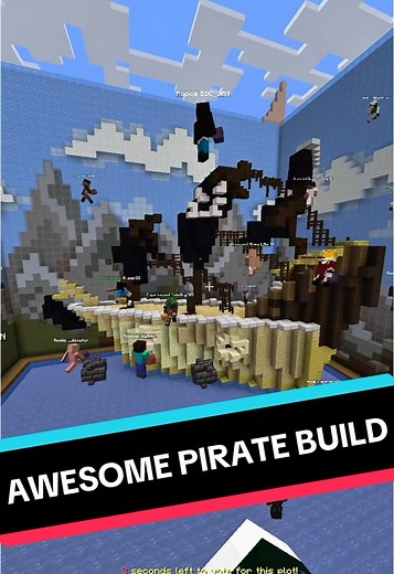 Epic Pirate Ship Build in Minecraft